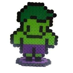 HULK  PERLER STAND UP - HANDMADE